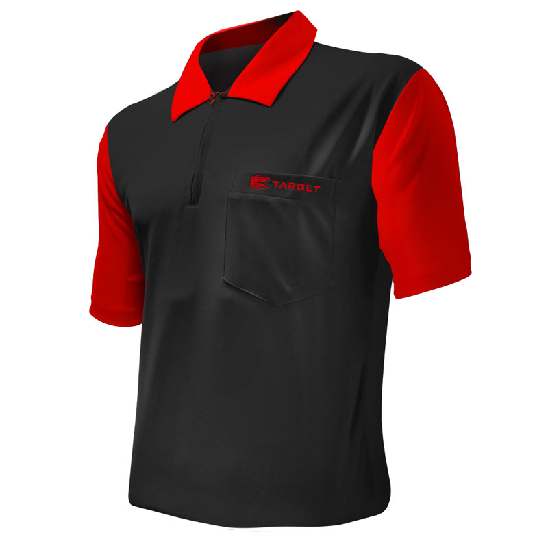 Target Breathable Coolplay 2 Shirt Black & Red - Dartstore Suomi